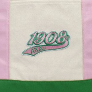 Sac fourre-tout en toile blanc et vert pour femme, grand sac de courses réutilisable, sac à main à bandoulière tendance, sac fourre-tout décontracté en coton, cadeau - Product Image 6