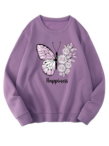 Fabricant vérifié Vêtements 450 Gsm Vêtements pour femmes Logo personnalisé imprimé Sweat-shirt à épaules tombantes - Product Image 4