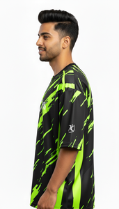 Camiseta Urbana Casual Oversize Sublimada para Hombre, Corte Holgado, a la Moda - Product Image 5