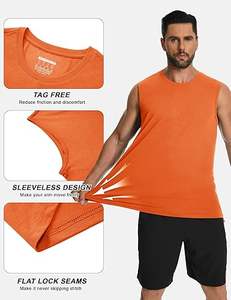 Camiseta sin Mangas Personalizable para Hombre, Venta al por Mayor, Talla Europea, Camisetas Deportivas Transpirables para Correr y Baloncesto - Product Image 3