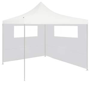 Parois latérales blanches pour gazebo en 2 parties avec fenêtres, accessoires de tente en tissu Oxford, utilisation extérieure estivale - Product Image 3
