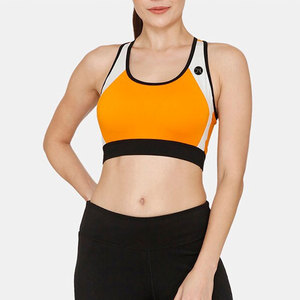 สปอร์ตบราสำหรับผู้หญิงแบบซัพพอร์ตสูง สายปรับได้ เสริมฟองน้ำ เหมาะสำหรับออกกำลังกาย วิ่ง โยคะ ฟิตเนส ระบายอากาศได้ดี - Product Image 4