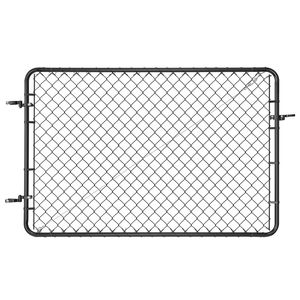 Pannello di recinzione a catena regolabile 72 x 48 pollici, cancello da giardino adatto per aperture da 2,2-6 piedi (L) x 6 piedi (A) - Product Image 1