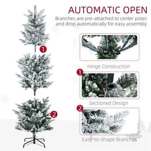 Albero di Natale di 1,8 m, Decorazioni Festive per le Feste - Product Image 6