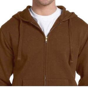 OEM Wholesale Custom Logo Embroidered <b>Zip</b> Hoodie 60% Cotton 40% Polyester Thick Fleece Long Sleeve <b>Full</b> <b>Zip</b> <b>Sweatshirt</b> - Product Image 5