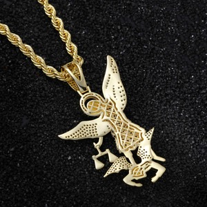 Joyería Hip Hop para Raperos, Colgante de Plata de Ley 925 con Moissanita de Lujo, Personalizado y con Incrustaciones de Diamantes - Product Image 2