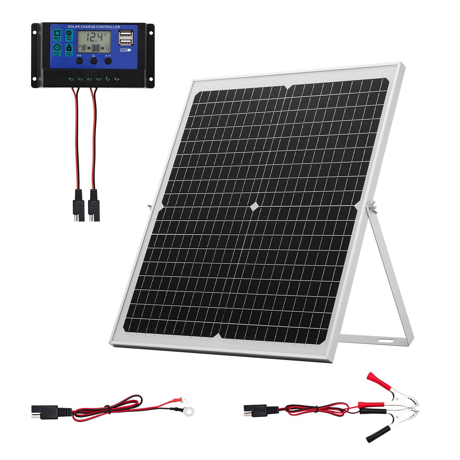 Intelligent 30W <strong>12V</strong> <strong>Solar</strong> Panel Battery <strong>Charger</strong> Adjustable MPPT Controller for <strong>Solar</strong> Energy System <strong>Solar</strong> Battery <strong>Trickle</strong> <strong>Charger</strong>
