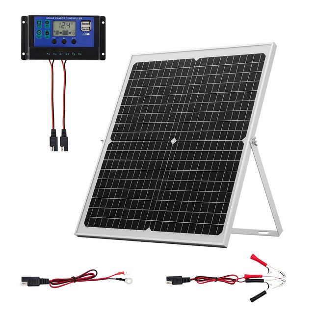 Intelligent 30W 12V Solar Panel Battery Charger Adjustable MPPT Controller for Solar Energy System Solar Battery Trickle Charger