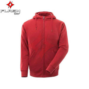 Customizable CE Armored Motorcycle <b>Hoodie</b> Durable Soft Fleece Fabric OEM ODM Custom Design Winter <b>Bikers</b> Protective FLASH GEAR - Product Image 6