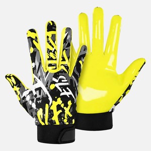 Gants de frappe à motif éclairs rouges, en tissu tricoté durable, à enfiler, unisexes, pour adultes, pour l'entraînement - Product Image 5
