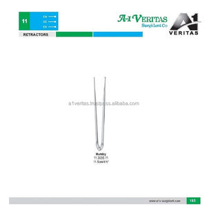 Instrumento Retractor Manual Reutilizable A-1 VERITAS Humby de 11.5 cm con Gancho Giratorio de Doble Piel y 2 Puntas - Product Image 6