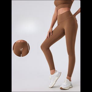Leggings de Yoga para Mujer, Cintura Elástica, Largo hasta el Tobillo, Estilo Lulu, Levanta Glúteos, Fabricación OEM - Product Image 3