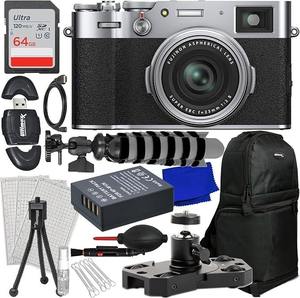 Original <b>Digital</b> <b>Camera</b> (Silver) Bundle Includes: 64GB SDXC Memory Card, Replacement Battery, Mini Metal Dolly, Sling Backpack - Product Image 2