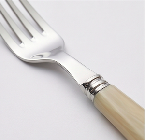 Classic Flatware Set With Bone Handle Mirror Polished Stainless Steel Cutlery For Wedding Tableware Dishwasher Safe - Product Image 4