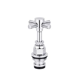 Componente de válvula mecanizado con precisión para control de flujo industrial duradero, con movimiento rotatorio suave y adaptación de husillo de tapa. - Product Image 1