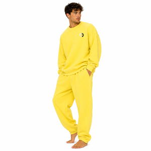 Traje de lana extragrande para hombre, hecho de tela de lana gruesa, de corte holgado y cómodo, tacto suave y cálida sensación acogedora para estar en casa o viajar. - Product Image 6