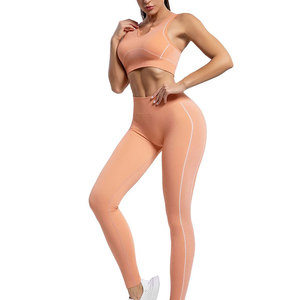 Ensemble legging et soutien-gorge pour femmes, vêtements de sport, fitness, gym, entraînement, course à pied, yoga, vêtements de sport athlétiques, fabricant - Product Image 1