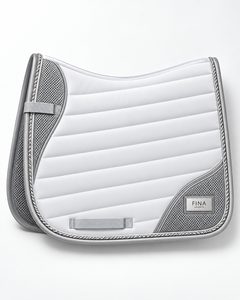 Fina Sports - Almohadilla Ligera para Silla de Montar de Caballo, Color Rosa Diamante, con Ribete de Cordón, Cintura Baja, 100% Poliéster - Product Image 6