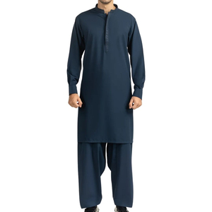 Pure White <b>Men</b> Shalwar Kameez Traditional Pakistani Suit For <b>Men</b> High Quality Cotton Fabric Designer Kurta <b>Pajama</b> <b>Set</b> - Product Image 5