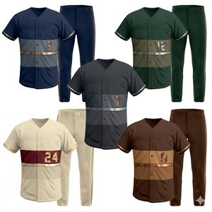 Custom Sublimated <b>Baseball</b> Jerseys Eco-Friendly Breathable Durable 100% Polyester Unisex All Sizes Wholesale - Product Image 1