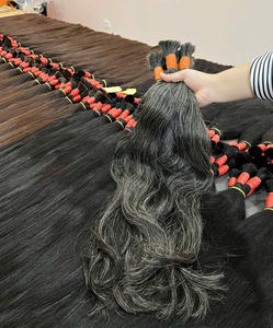 Le fournisseur professionnel de cheveux offre 100% cheveux humains en vrac vietnamiens Super Double extrémités dessinées pour la vente en gros avec livraison mondiale - Product Image 3