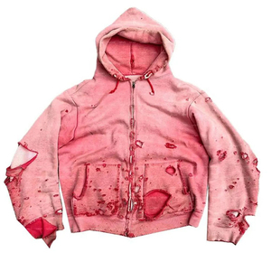 Premium Style Classic Look Durable Distressed Hoodies for Women Available In All Size With Custom Logo Women Distressed Hoodies - Product Image 2