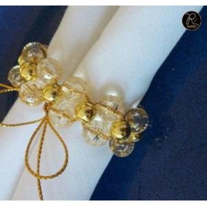 Nuevo Anillo de Servilleta con Cuentas de Perlas para Decoración de Mesa de Boda, Compre Directamente del Proveedor a Precio de Mayoreo - Product Image 1