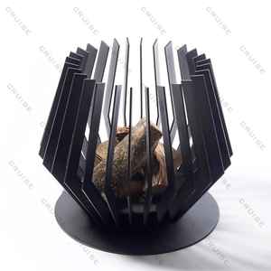 Skies Trader Moderno Brasero de Metal para Exterior con Malla Antichispas, Calentador de Patio a Gas Natural, Brasero Hexagonal para Jardín y Patio Trasero - Product Image 6