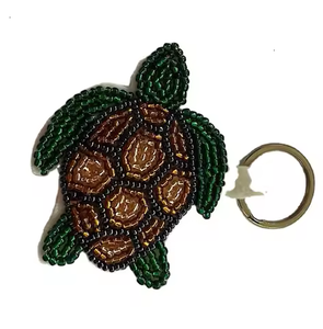Stylish Beaded Embroidery Seed Beads Keychain Gift Creative Handmade Seed Beads Keychain Embroidery Art - Product Image 6
