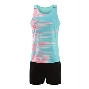 Uniformes de Atletismo Impresos de Primera Calidad, Diseños Personalizables, Ropa Deportiva Hecha a Medida, Transpirable y de Secado Rápido para Hombre, 100% - Product Image 2