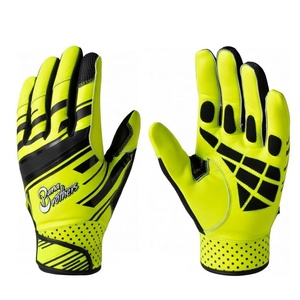 Gants de frappe de baseball professionnels jaune néon et noir – Soutien long du poignet, adhérence durable, gants personnalisés OEM/ODM - Product Image 3