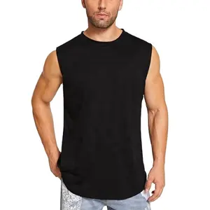Hot Sale Custom Herren Tank Top Gym Athletic Sport Ärmelloses T-Shirt Herren Essential Organic Cotton Fitness Tank Top