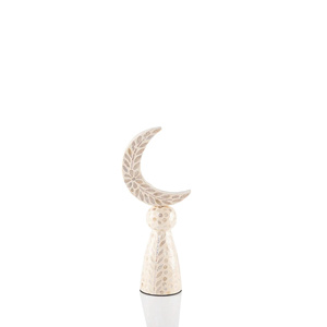 Nouveauté Exceptionnelle : Décoration Artex Thien Thanh en Nacre et Capiz Faite à la Main, en Forme de Croissant, Idéale pour Célébrer le Ramadan et l'Aïd - Product Image 6
