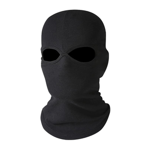 Masque Balaclava Noir Couvrant Tout le Visage Unisexe Extérieur 100% Polyester Taille Adulte 56-58CM Haute Qualité Spandex Polyester Personnalisé - Product Image 4