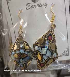 Rass-pendientes de mosaico para mujer, aretes y collares con cuentas, accesorios de joyería 22092020-56 - Product Image 1