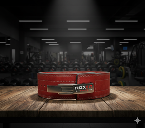 Rexfit เข็มขัดหนังมืออาชีพสำหรับเล่นยิมเข็มขัดพยุงหลังสำหรับการฝึกความแข็งแรง - Product Image 1