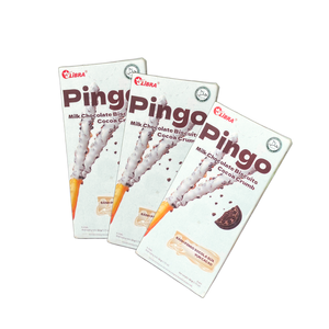 ODM Chocolate Coated <b>Biscuit</b> Stick Snack PINGO Milk Cocoa Crumb 32g Wholesale - Product Image 1