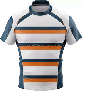 Sublimación personalizada Diseño de camisetas de rugby Conjuntos de ropa de equipo personalizada en blanco Camiseta de rugby Ropa deportiva Adultos Ropa de fútbol de rugby - Product Image 5