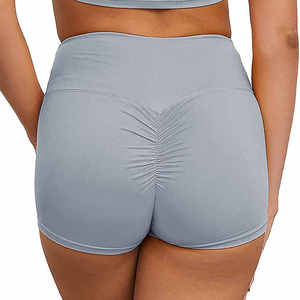Shorts deportivos transpirables de algodón para mujer con logo personalizado, shorts de fitness para mujer, shorts deportivos para correr, gimnasio y yoga para mujer - Product Image 4