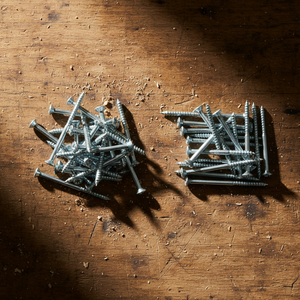 Tornillo para Madera de Acero al Carbono Marca PDC, Rosca Gruesa, Punta Afilada, Óxido Negro, Métrico/Pulgada, Clase 4, Alta Resistencia, Buen Precio - Product Image 1