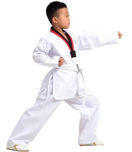 Uniforme de Taekwondo al por Mayor, Dobok de Algodón Premium para Hombres, Mujeres, Niños y Entrenamiento en Academias Deportivas - Product Image 5