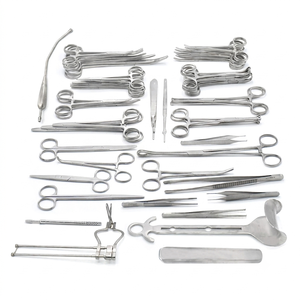 Juego de Laparotomía Básico ODM de 10 Piezas, Instrumentos Quirúrgicos de Acero Inoxidable Reutilizables y Esterilizables - Product Image 1