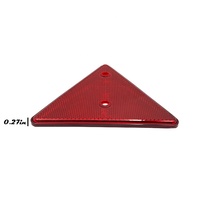 Panneau triangulaire de signalisation de sécurité, feuille réfléchissante prismatique autocollante rouge, réflecteur universel pour voiture, camion, camionnette