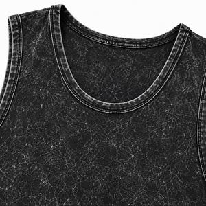 Débardeur sans manches col rond pour homme, boutonné sur le devant, tricoté, décontracté, finition délavée, écologique, séchage rapide, respirant, style sportif - Product Image 6