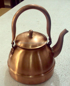กาต้มน้ำทองแดงทำจาก1L เป็นมิตรกับสิ่งแวดล้อมทำจากทองแดงบริสุทธิ์100% สำหรับใช้ในบ้านโรงแรมร้านอาหาร - Product Image 5