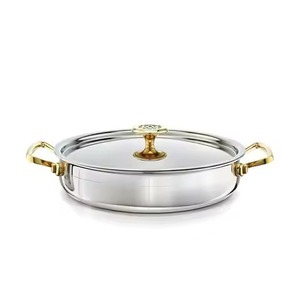 Casserole de service isolante en métal au design élégant pour cuisine contemporaine – Catégorie : Bols de service - Product Image 5