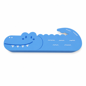 CrocPal Premium - Estuche para Lápices, Impermeable, Duradero, con Cierre de Cremallera, Organizador, Estuche de Papelería con Diseño de Cocodrilo para la Escuela - Product Image 3