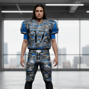 Custom American Football Uniform Sublimation Printed Team Sportswear Breathable Quick Dry Fabric For High <b>School</b> Teams - Product Image 6