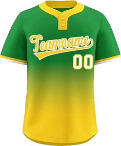 Uniforme de baseball personnalisé vert marine en polyester respirant unisexe pour adultes, nom d'équipe 00, impression sérigraphique, service OEM - Product Image 2