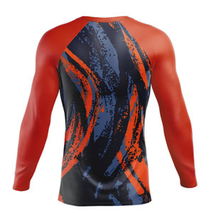 Camiseta de Compresión de Manga Larga con Protección UV y Logotipo Personalizado para Hombre, Camiseta de Natación de Secado Rápido, Camiseta de Jiu Jitsu - Product Image 2